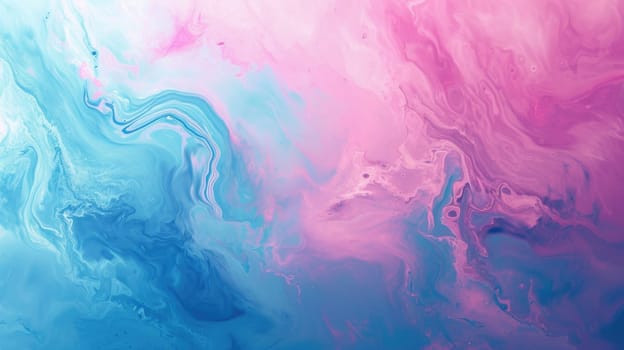 The abstract picture of the two colours between blue and pink colour that has been mixing with each other in the form of the ink or liquid to become beautifully view of this abstract picture. AIGX01.