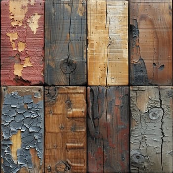 Rustic wood textures for graphic design, representing natural and organic backgrounds