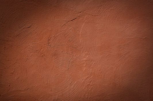 Red plastered rusty concrete wall 6