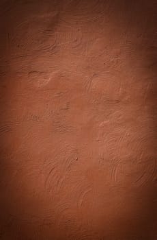 Red plastered rusty concrete wall 5