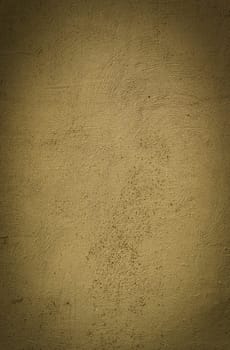 Old stucco plaster yellow painted wall abstract background texture photo 1