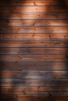 Brown wooden background with old painted boards 1