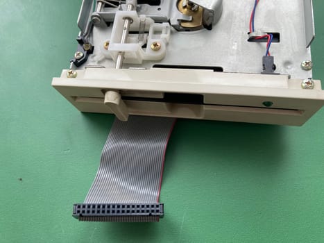 Floppy computer retro disk drive for storing information