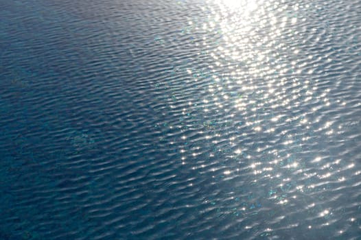 Water surface in vibrant blue 2