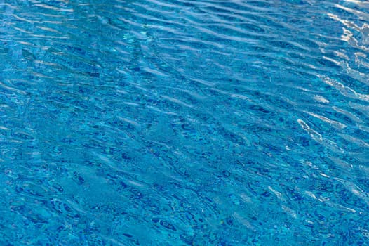 Ripple Water in swimming pool with sun reflection 6
