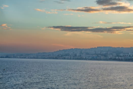 Panoramic view of Nice, France, Cote d'Azur, French Riviera