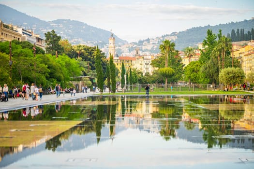 Iconic landmarks of Nice, France, Cote d'Azur, French Riviera