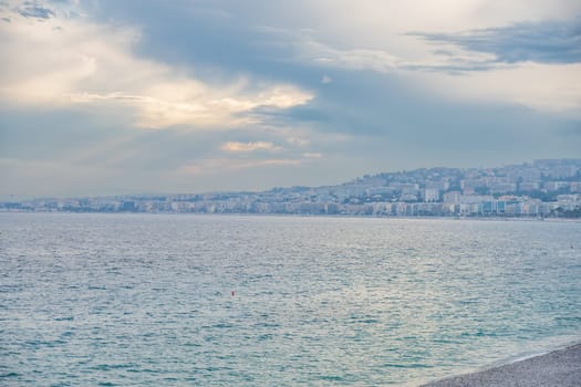 Panoramic view of Nice, France, Cote d'Azur, French Riviera