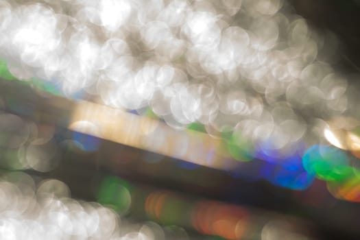 Colorful holographic background. Modern foil, futuristic blurred template. Neon pastel, hologram and rainbow colors. Abstract gradient. Bright and shiny hipster style for covers. Glass reflections