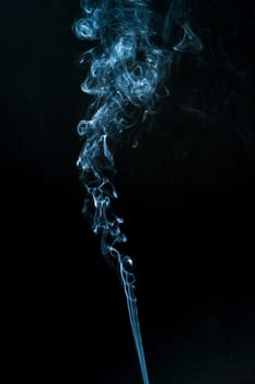 smoke cloud with black background. fog texture - image