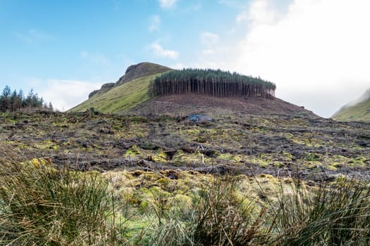 The Gleniff Horseshoe in County Leitrim - Ireland.