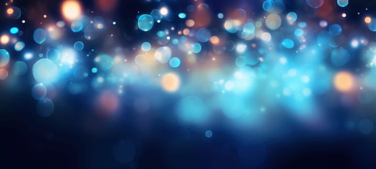 Vibrant abstract background featuring a dynamic cluster of bokeh lights in a myriad of colors.