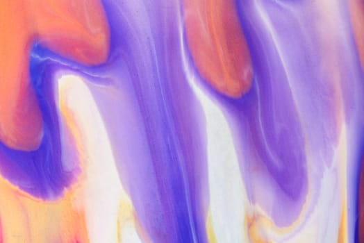 Red and blue fluid wave. Duotone compositions with gradient flow shape. Innovation modern background. Abstract Fluid Acrylic Painting. Liquid background.