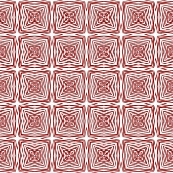 Medallion seamless pattern. Maroon symmetrical kaleidoscope background. Watercolor medallion seamless tile. Textile ready rare print, swimwear fabric, wallpaper, wrapping.