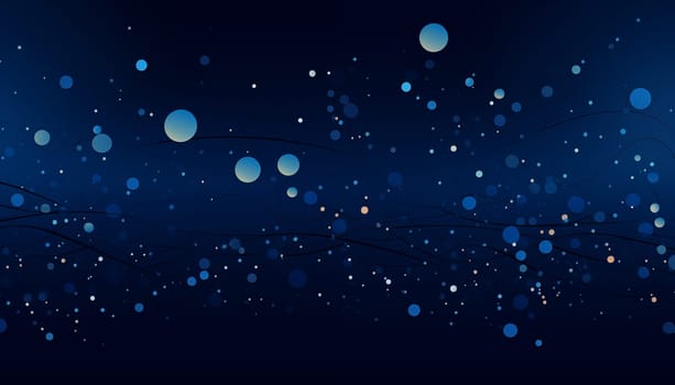 Navy blue dots and dust background. High quality illustration
