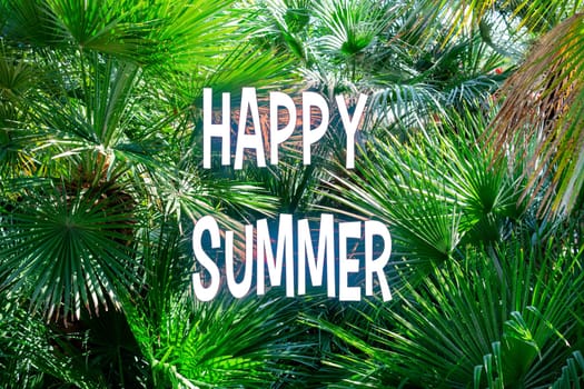 Happy Summer Embraces You in the Lush Greenery of Vibrant Gardens