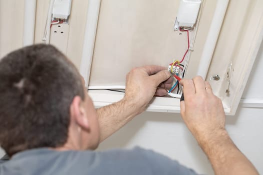 Every electrician, even with a lot of experience, is corner-wired for electric shock, so always be on your guard.