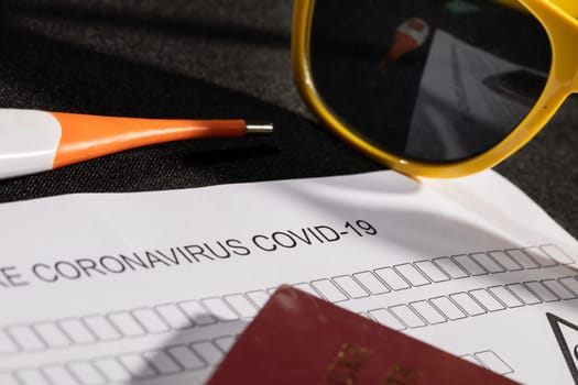 Obligatory control at all border crossing points, including temperature measurement and filling in a personal questionnaire