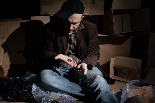 When you become homeless, street cartons become your home.