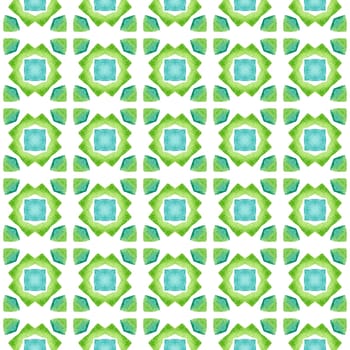 Exotic seamless pattern. Green perfect boho chic summer design. Summer exotic seamless border. Textile ready noteworthy print, swimwear fabric, wallpaper, wrapping.