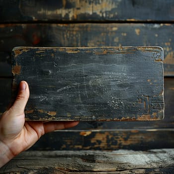 Hand holding a piece of chalk writing on a blackboard, depicting education and communication.