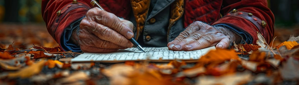 Hand writing a heartfelt letter, depicting personal communication and emotional expression.