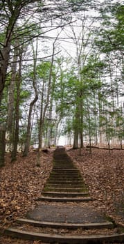 Views at Whispering Cave, Hocking Hills State Park, Ohio