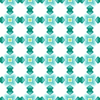 Textile ready classic print, swimwear fabric, wallpaper, wrapping. Green resplendent boho chic summer design. Mosaic seamless pattern. Hand drawn green mosaic seamless border.