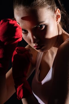 Contact and sharp sport in the ring for both women and men.