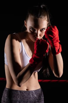 Contact and sharp sport in the ring for both women and men.
