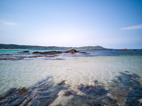 Beautiful clear water at Narin Strand in County Donegal - Ireland