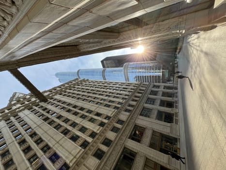 Chicago city downtown cityscape streets