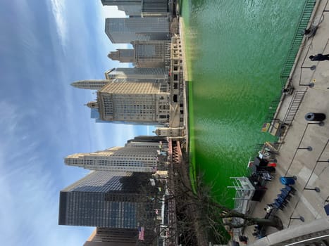 Chicago city green river Saint Patricks day