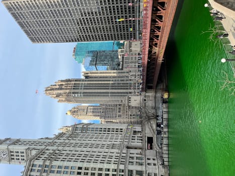 Chicago city green river Saint Patricks day