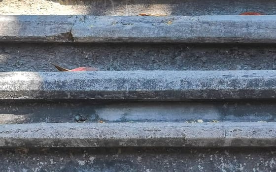 Simple stairs Steps outside in Zicatela Puerto Escondido Oaxaca Mexico.