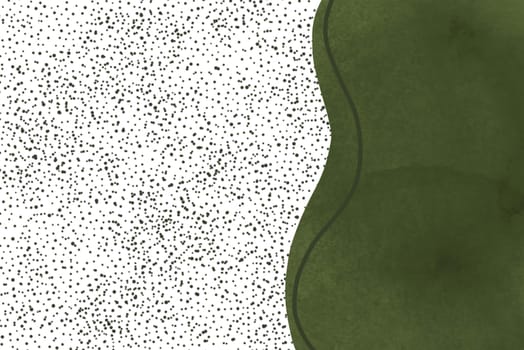 A background featuring a combination of green and white colors, with small dots scattered throughout. The dots are evenly spaced and varying in size, creating a pattern that covers the entire area.