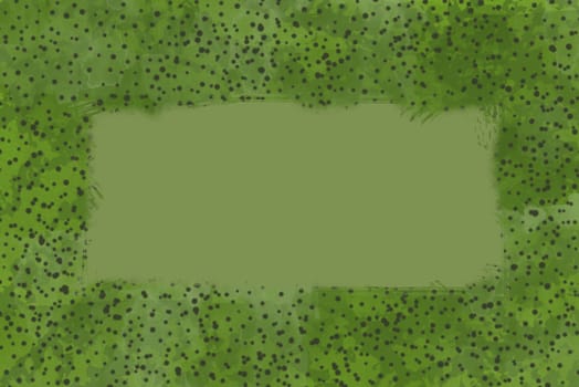 Green Square With BlaA green square with evenly spaced black dots scattered across its surface. The dots are neatly arranged, creating a pattern that contrasts sharply against the green background.ck Dots. High quality photo