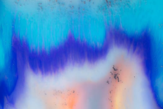 Red and blue fluid wave. Duotone compositions with gradient flow shape. Innovation modern background. Abstract Fluid Acrylic Painting. Liquid background.