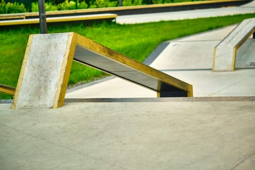 Jumps and Ramps in a Skateboard Park