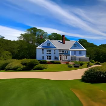 3d rendering modern Home with luxury décor Picture is AI-generated illustration.