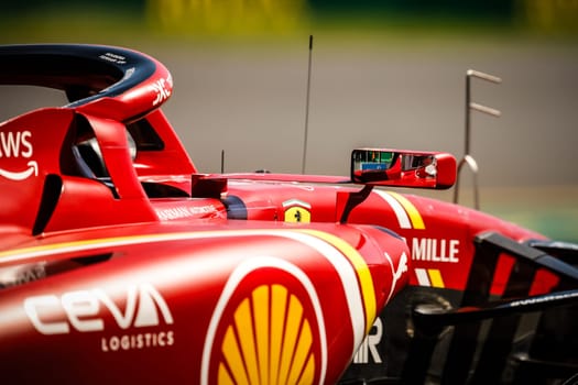 MELBOURNE, AUSTRALIA - MARCH 24: Charles Leclerc of Monaco drives the Ferrari SF-24 during the 2024 Australian Grand Prix at Albert Park in Melbourne, Australia