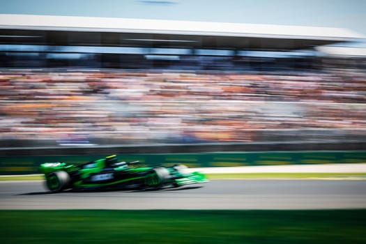 MELBOURNE, AUSTRALIA - MARCH 24: Valtteri Bottas of Finland drives the Stake F1 Team Kick Sauber C44 Ferrari during the 2024 Australian Grand Prix at Albert Park in Melbourne, Australia