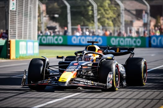 MELBOURNE, AUSTRALIA - MARCH 22: Max Verstappen of the Netherlands drives the Oracle Red Bull Racing RB20 during second practice in the 2024 Australian Grand Prix at Albert Park in Melbourne, Australia