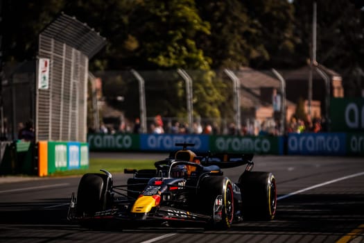 MELBOURNE, AUSTRALIA - MARCH 22: Max Verstappen of the Netherlands drives the Oracle Red Bull Racing RB20 during second practice in the 2024 Australian Grand Prix at Albert Park in Melbourne, Australia