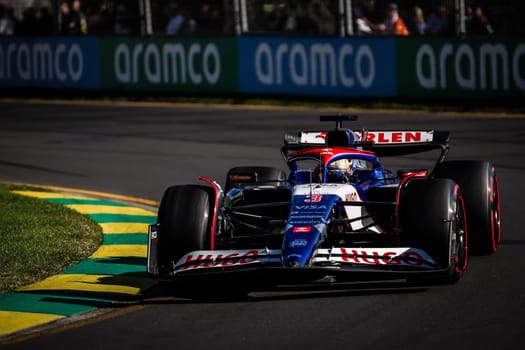 MELBOURNE, AUSTRALIA - MARCH 22: Daniel Ricciardo of Australia drives the Visa Cash App RB Formula One Team VCARB 01 during second practice in the 2024 Australian Grand Prix at Albert Park in Melbourne, Australia