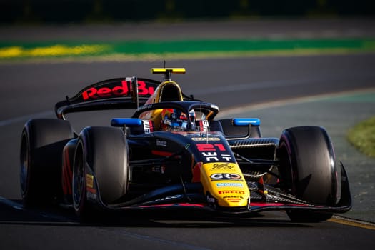 MELBOURNE, AUSTRALIA - MARCH 22: Josep Maria Martí of Spain and Campos Racing in F2 Qualifying at the 2024 Australian Grand Prix at Albert Park in Melbourne, Australia