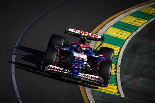 MELBOURNE, AUSTRALIA - MARCH 23: Yuki Tsunoda of Japan drives the Visa Cash App RB Formula One Team VCARB 01 during qualifying in the 2024 Australian Grand Prix at Albert Park in Melbourne, Australia