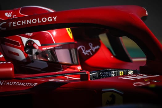 MELBOURNE, AUSTRALIA - MARCH 23: Charles Leclerc of Monaco drives the Ferrari SF-24 during qualifying in the 2024 Australian Grand Prix at Albert Park in Melbourne, Australia