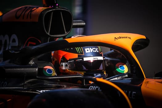 MELBOURNE, AUSTRALIA - MARCH 23: Oscar Piastri of Australia drives the McLaren MCL38 during qualifying in the 2024 Australian Grand Prix at Albert Park in Melbourne, Australia