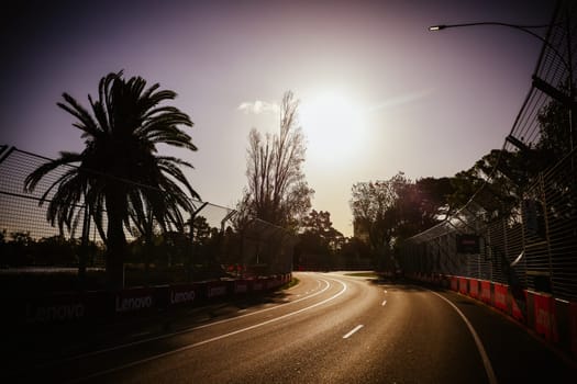 MELBOURNE, AUSTRALIA - MARCH 20: Track atmosphere before the 2024 Australian Grand Prix at Albert Park in Melbourne, Australia